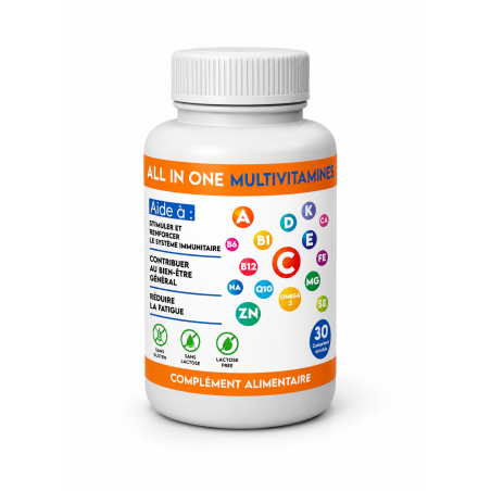 ALL IN ONE MULTIVITAMINE 30 GÉLULES