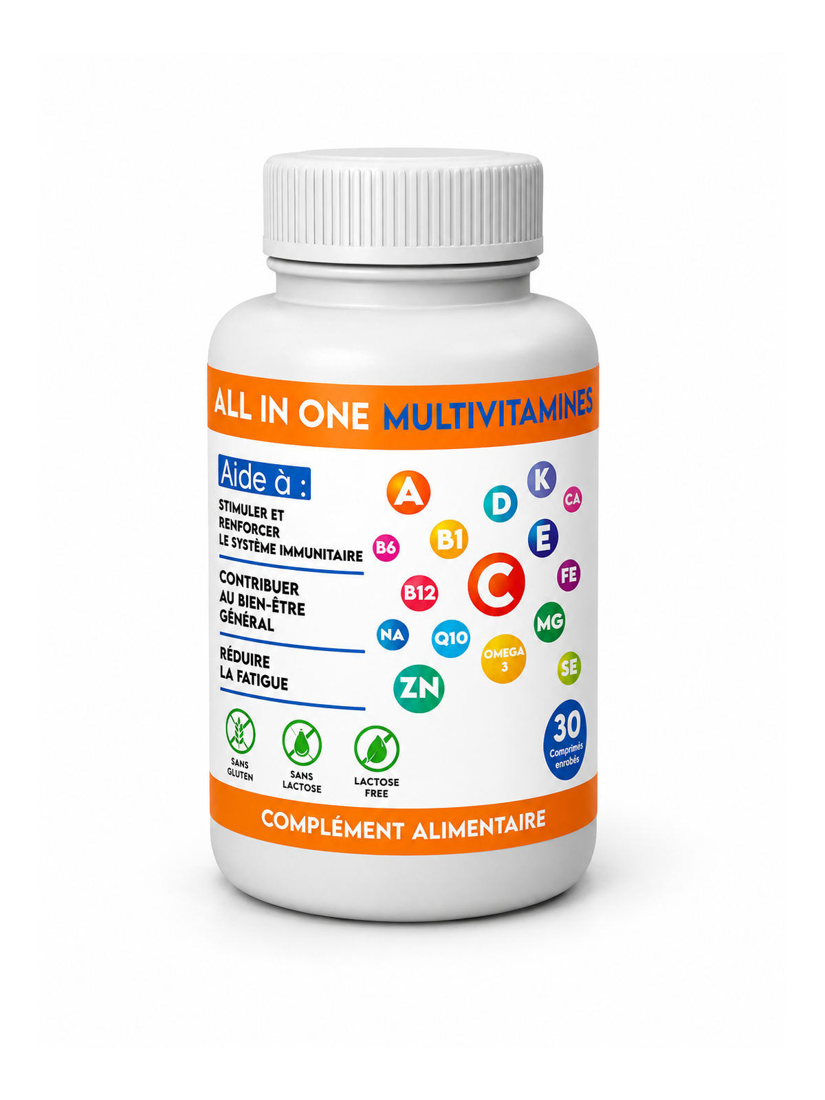 ALL IN ONE MULTIVITAMINE 30 GÉLULES