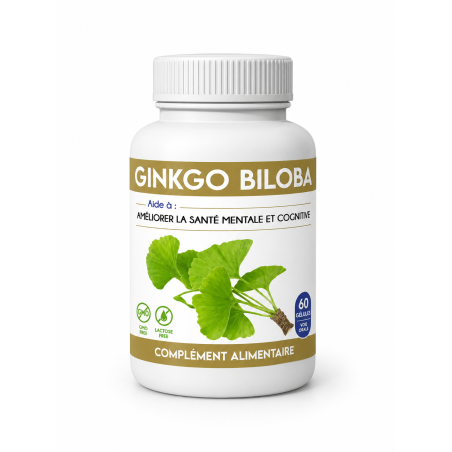 GINKGO BILOBA 60 GÉLULES