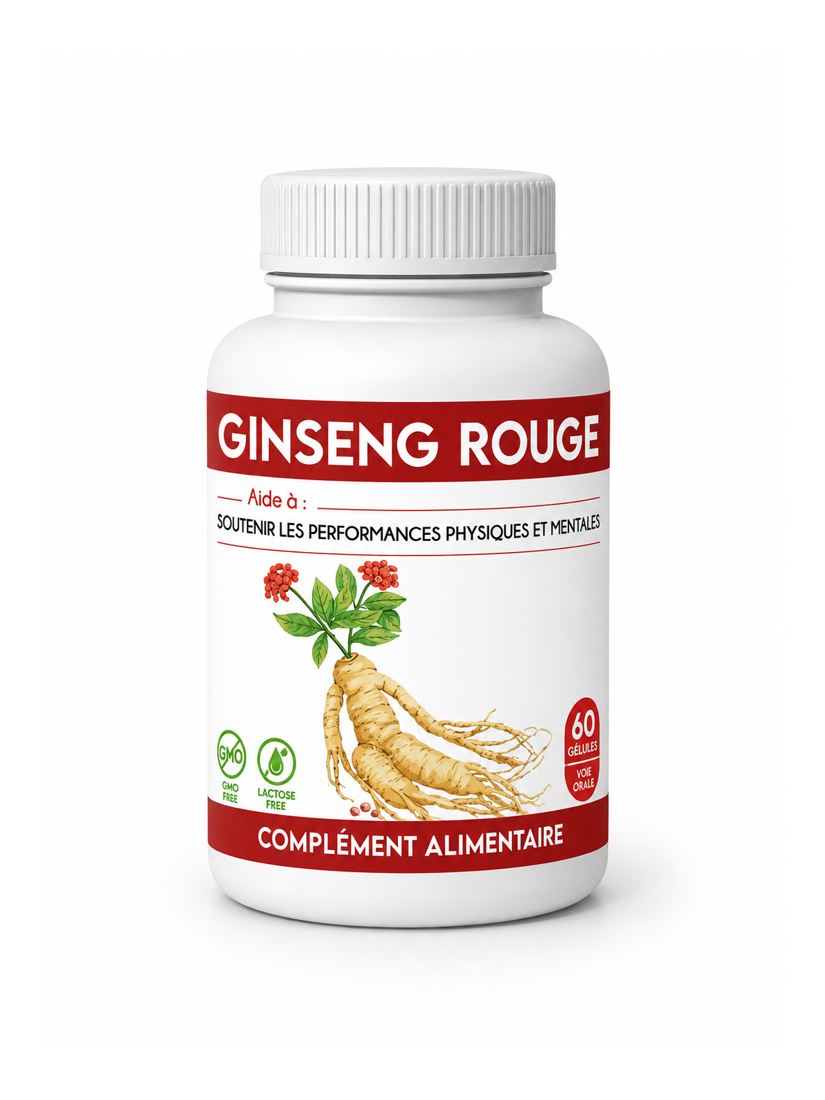 GINSENG ROUGE 60 GÉLULES