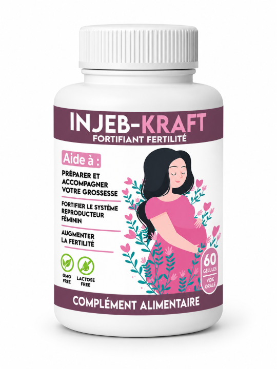 INJEB KRAFT Fertilité – Fortifiant 60 GÉLULES