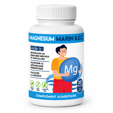 MAGNESIUM MARIN B. E. C . 30 GELULES