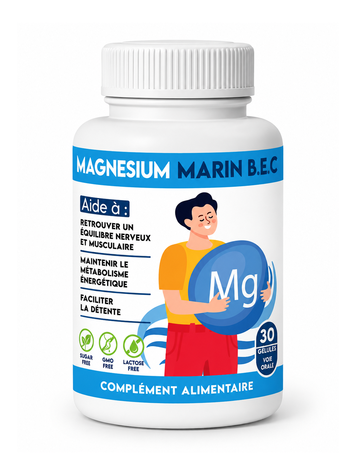MAGNESIUM MARIN B. E. C . 30 GELULES