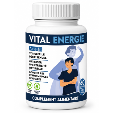 VITAL ENERGIE 60 GELULES HOMME