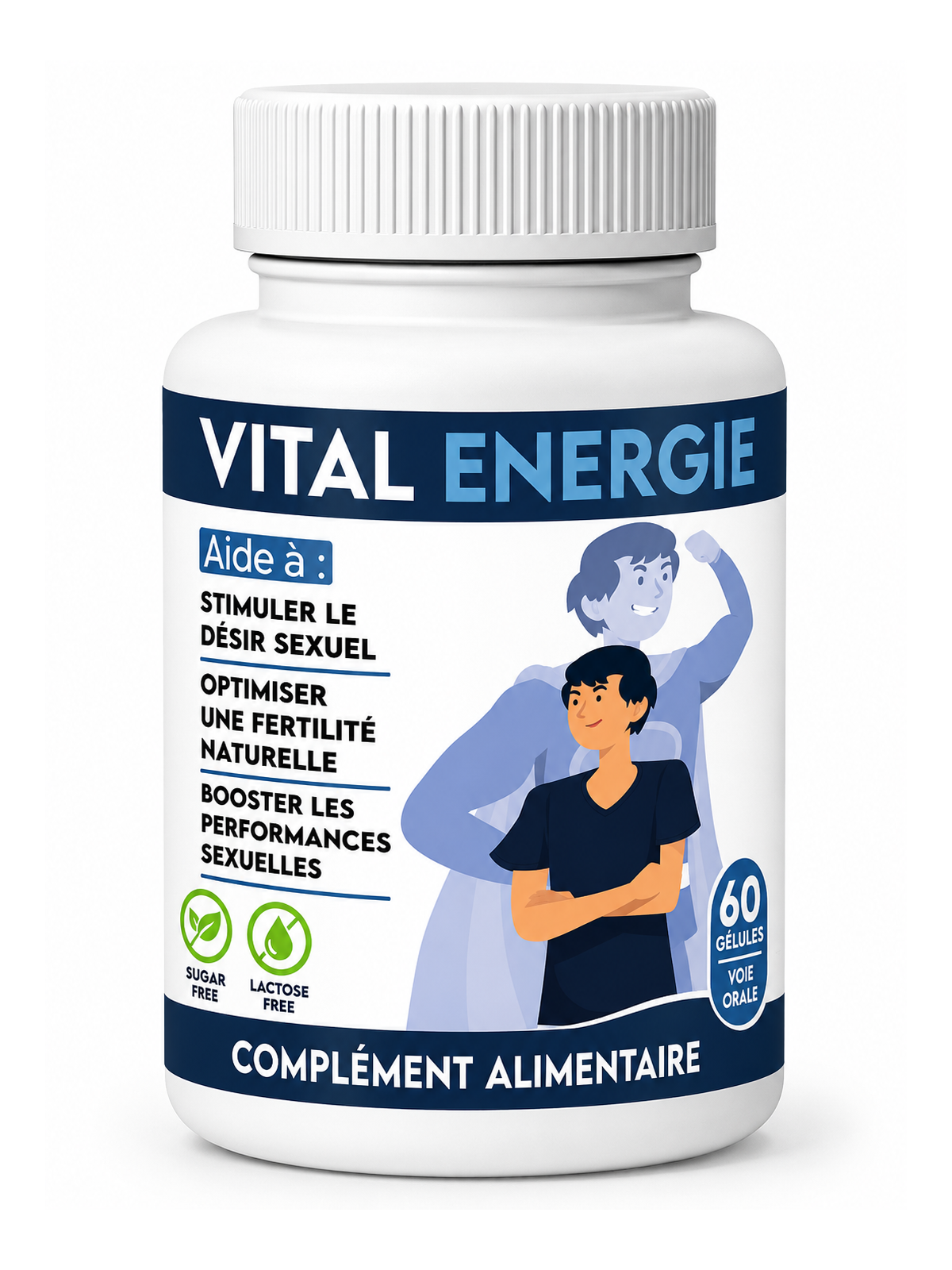 VITAL ENERGIE 60 GELULES HOMME